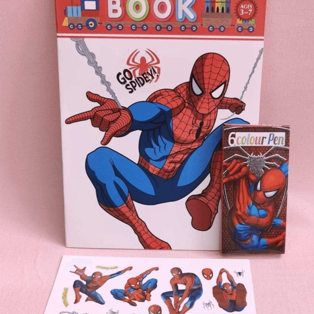 Spider Man Colouring Book