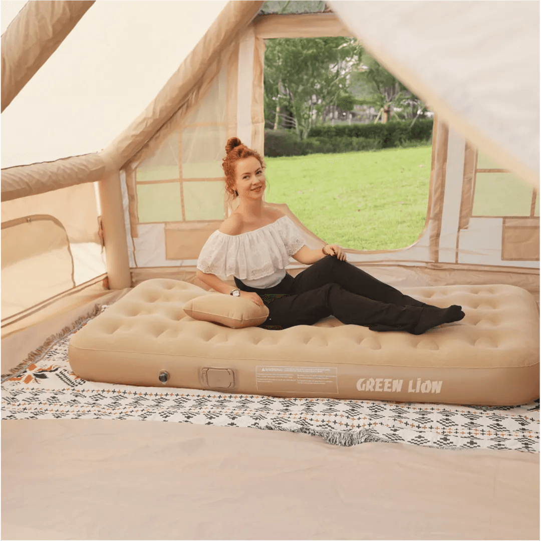 Green Lion GMT-190 Automatic Inflatable Mattress with Built in Pump.