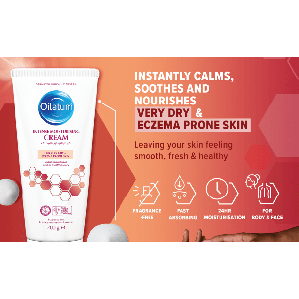 Oilatum Intense Moisturising Cream for very dry & eczema Prone skin 200gm