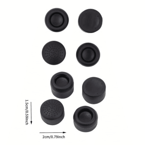 8-Pack Silicone Thumb Grip Caps For Ps5/Ps4/Xbox/Switch – Anti-Slip Joystick Covers (Purple)