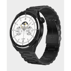 X.Cell Elite 4 Smart Watch- Metal Frame with Stainless Steel Strap black.