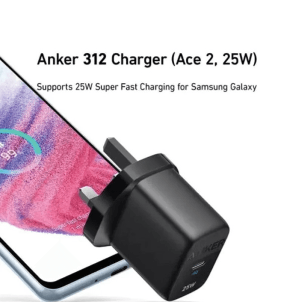 Anker 25W USB - C Charger  Compact | Black - A2656K11