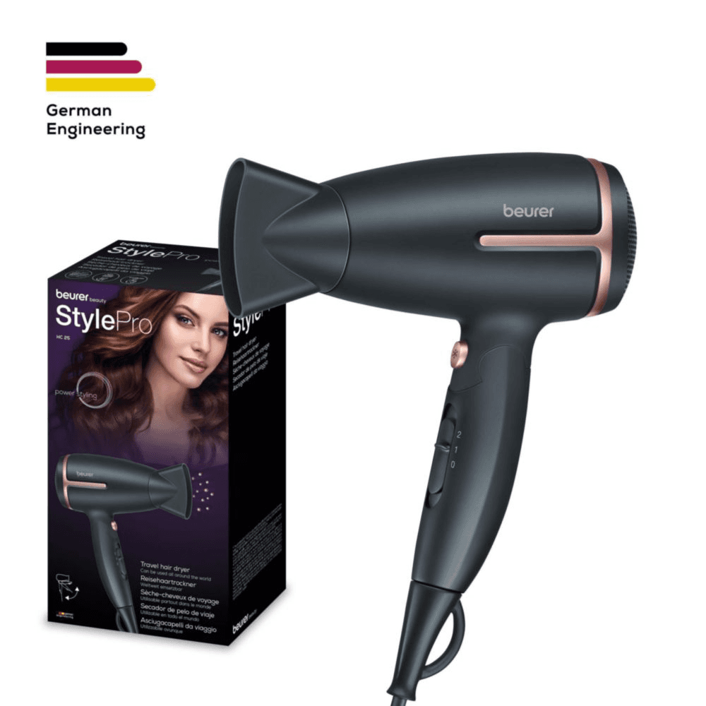 Beurer StylePro HC 25 Travel Hair Dryer 