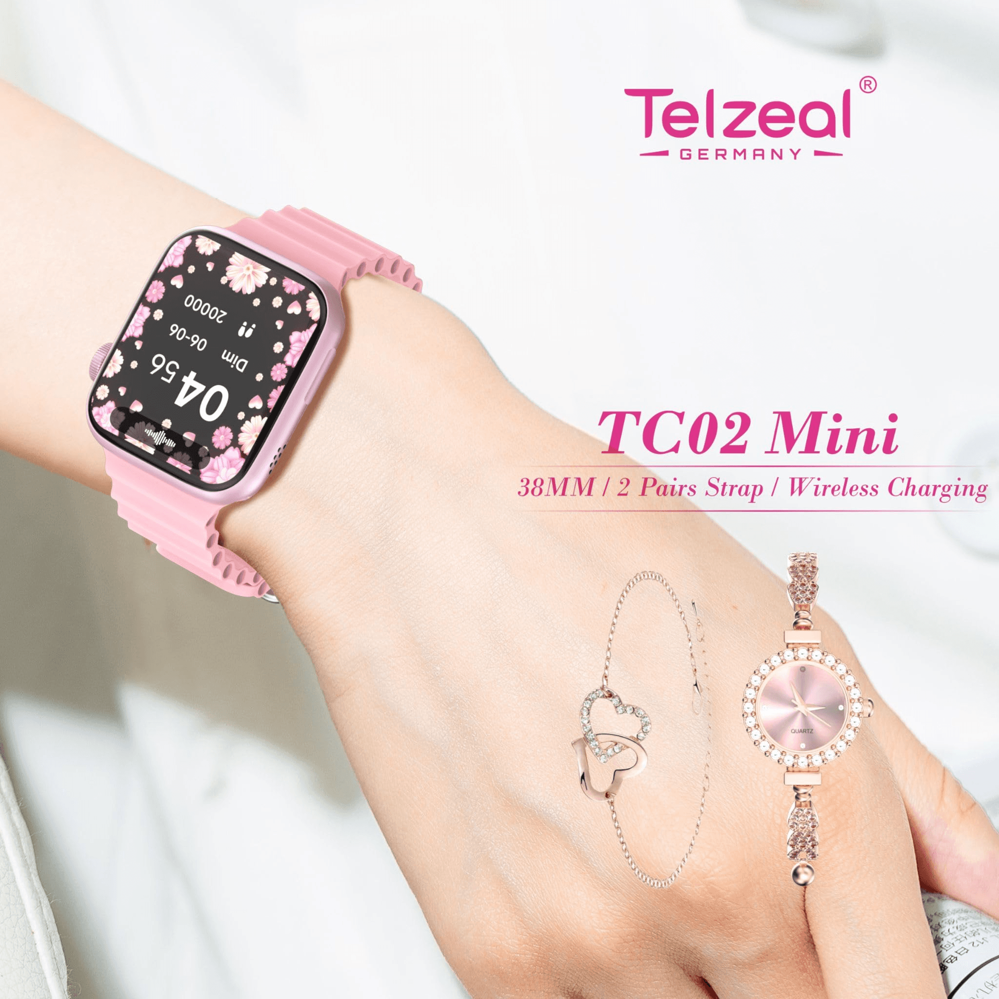 Telzeal Smart Watch Tc02 Mini