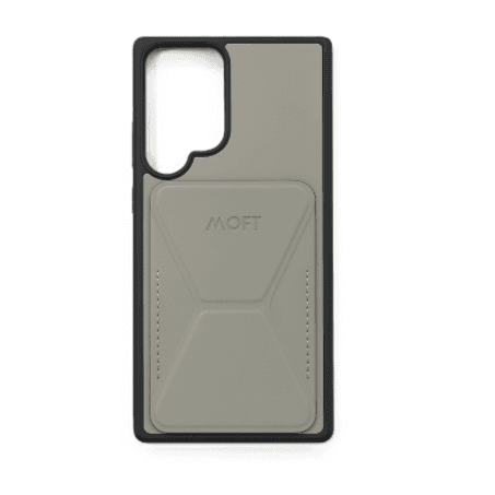 Moft Back Cover with Wallet for Samsung S22-Ultra (Grey)