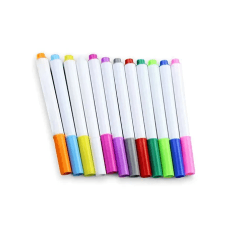 Small Liquid Chalk Markers Water Based Erasable for Kids Slate and Blackboard Black Papers