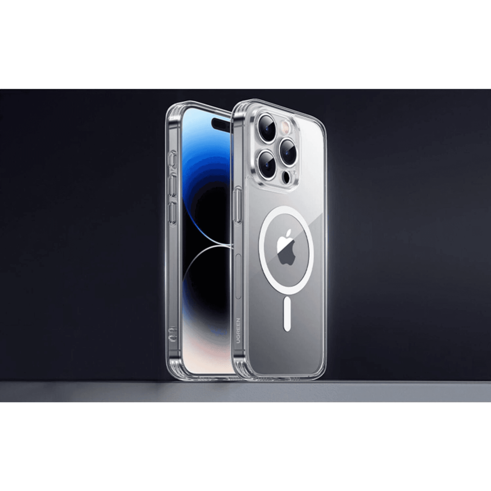 Protective magnetic crystal clear case for iPhone 15ProMax - Ugreen LP728