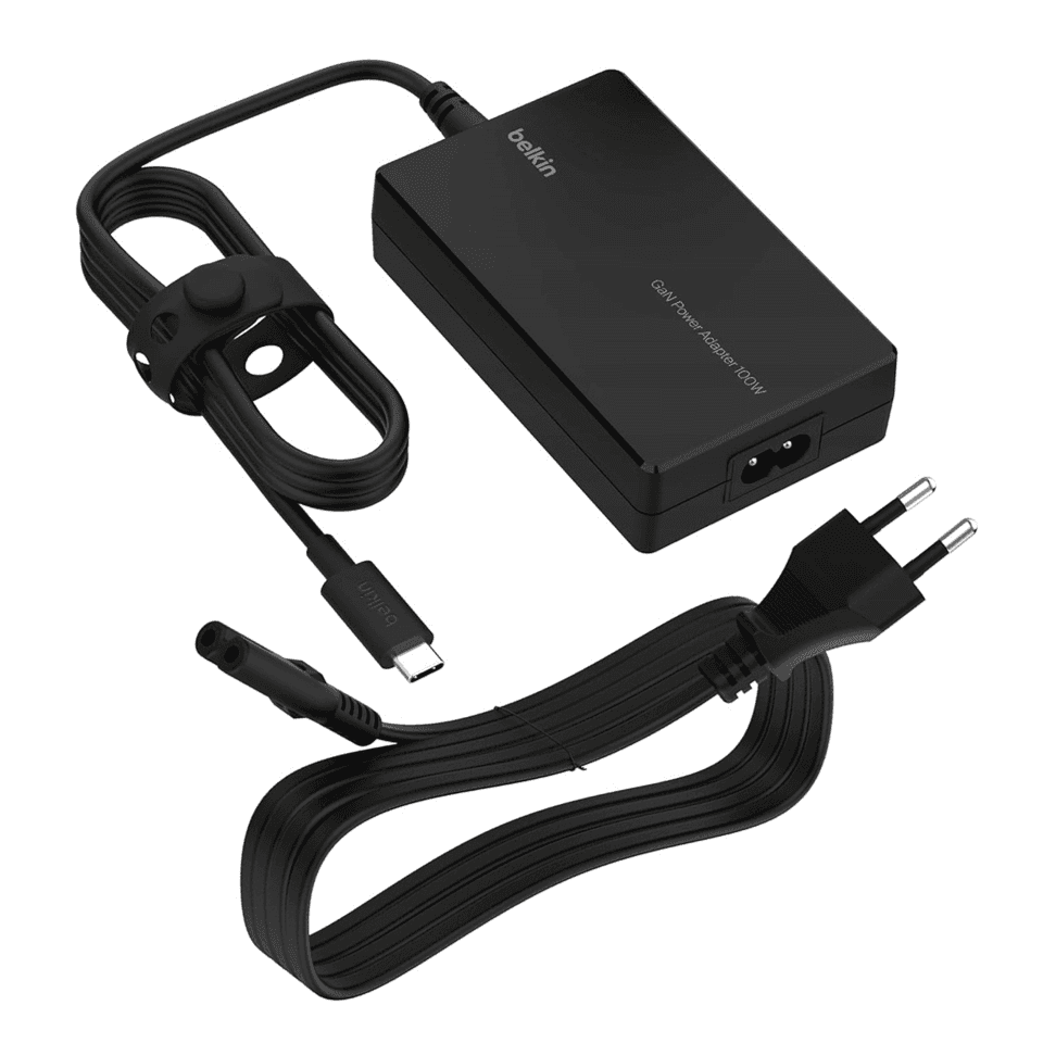 محول الطاقة بيلكن كونيكت USB-C Core Gan بقوة 100 واط