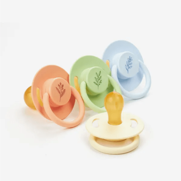 Wee baby Latex Rubber Pacifier Round teat No 2 from 6-18months code699 1pcs