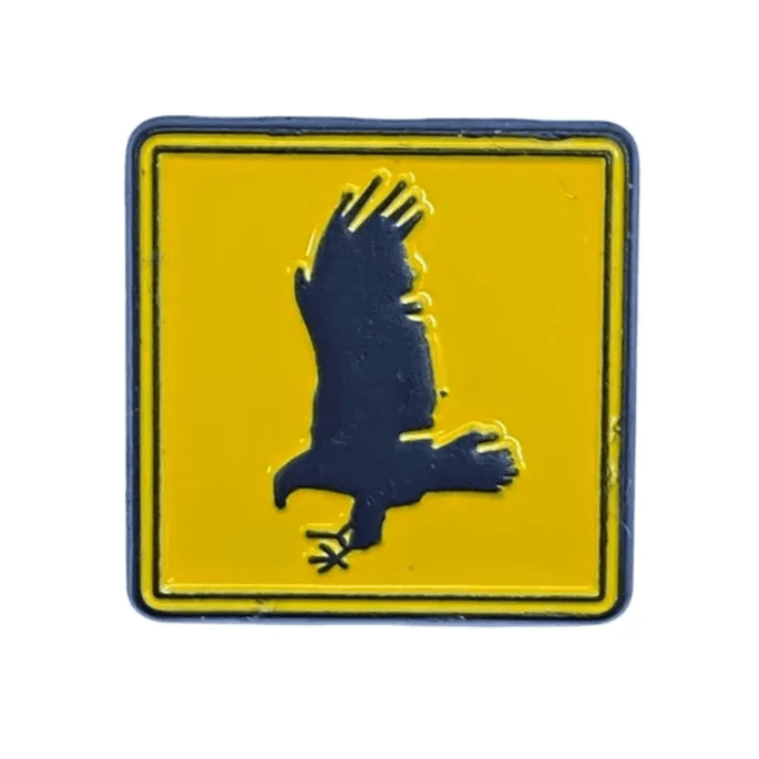 3D Metal Sticker- Flying Falcon