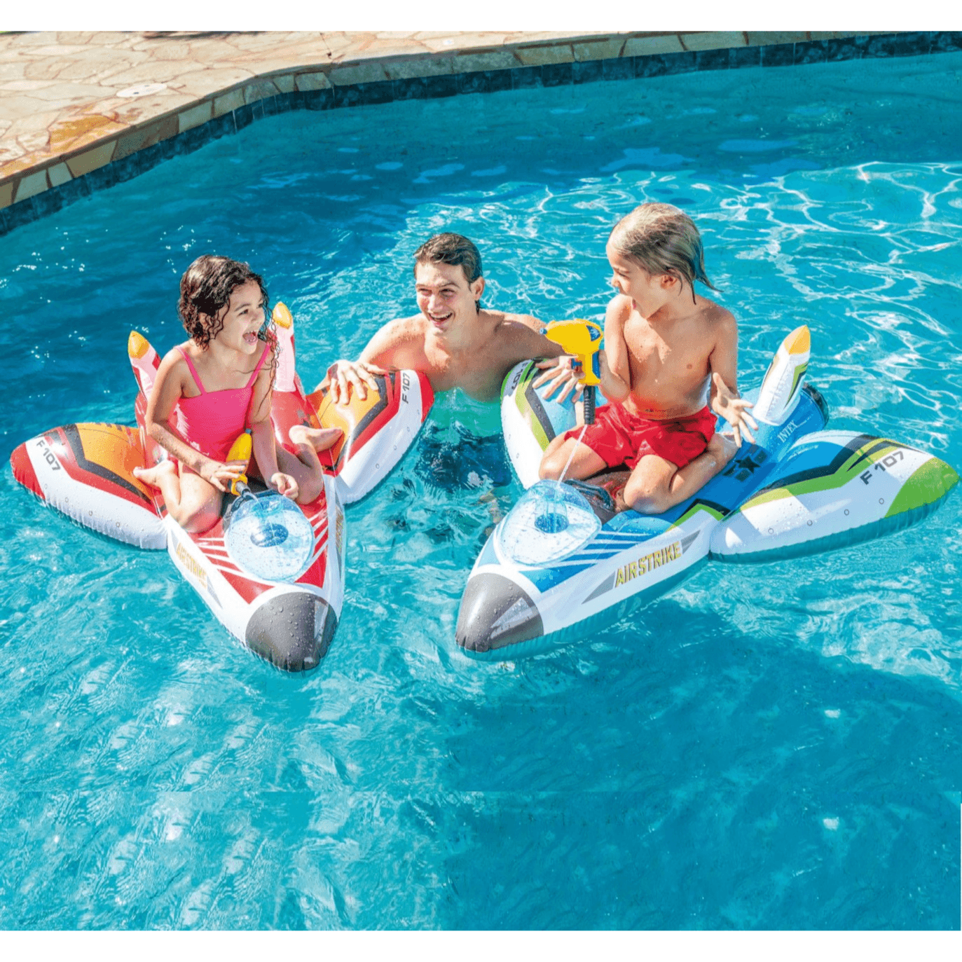Water Gun Plane Ride-On At Pool 1pc - Intex 57536
