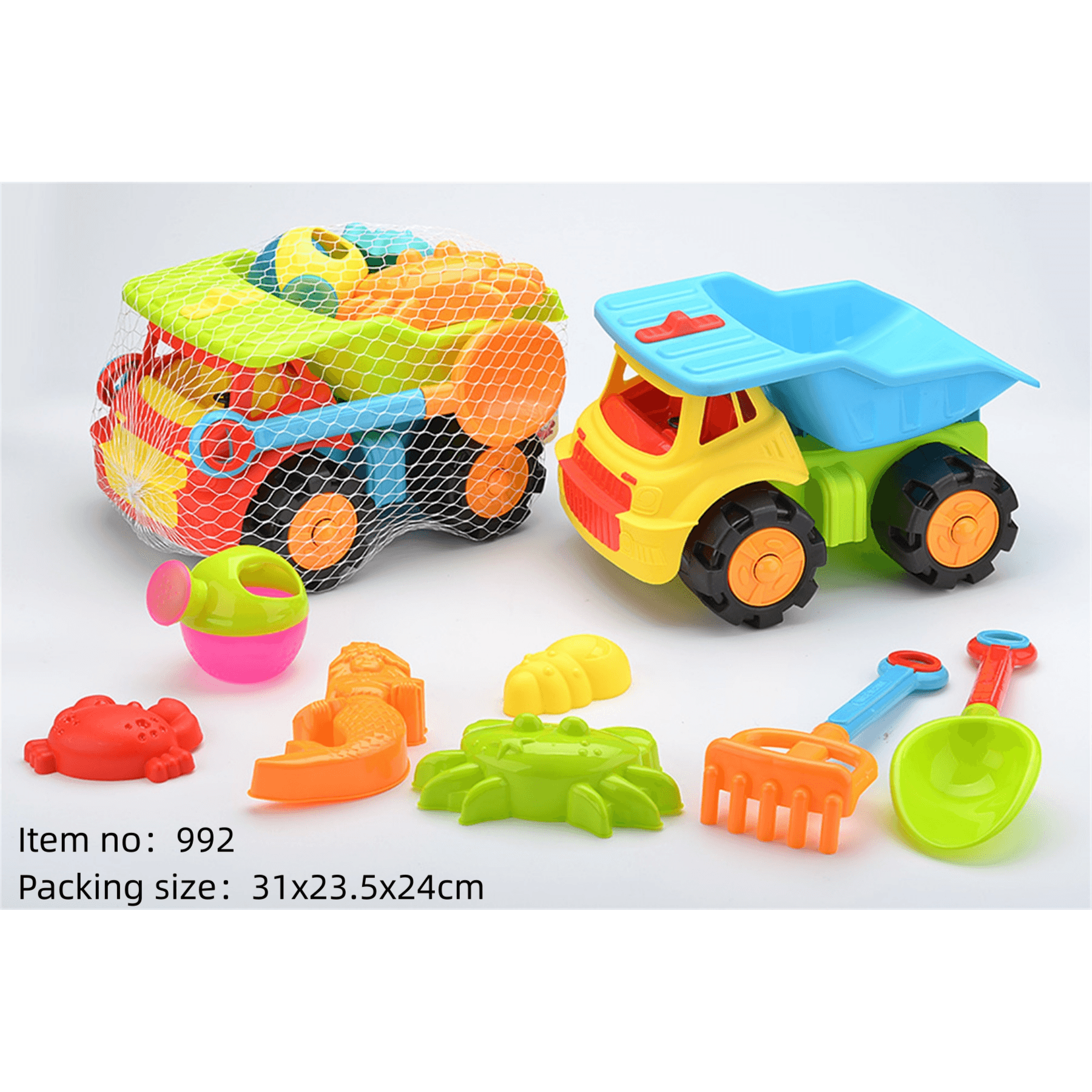 Truck Beach Toys Set- 8 Pieces Set