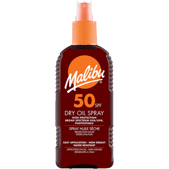 بخاخ زيت جاف ماليبو SPF50 200 مل