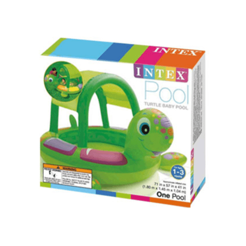 Intex ZX-57410 180 x 145 x 104CM Turtle Baby Pool - Green