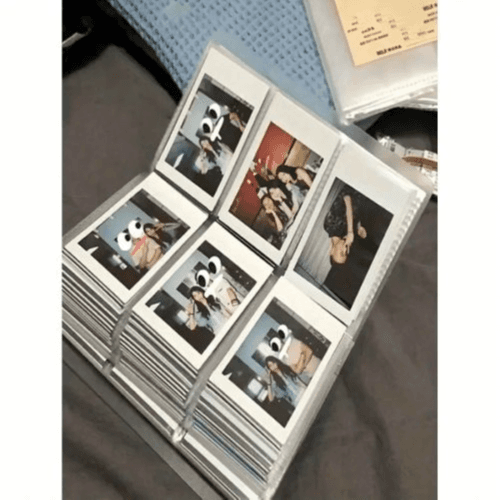 120-Pocket Transparent Frosted Photo Album – Card & Ticket Organizer
