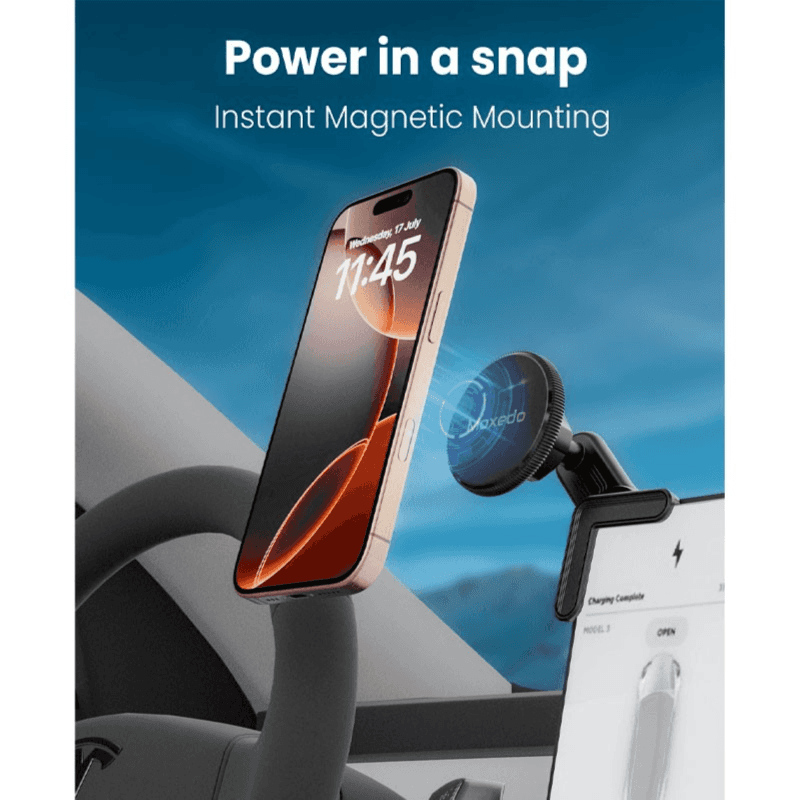 MOXEDO CLIP-ON MAGNETIC BRACKET PHONE HaOLDER-BLACK