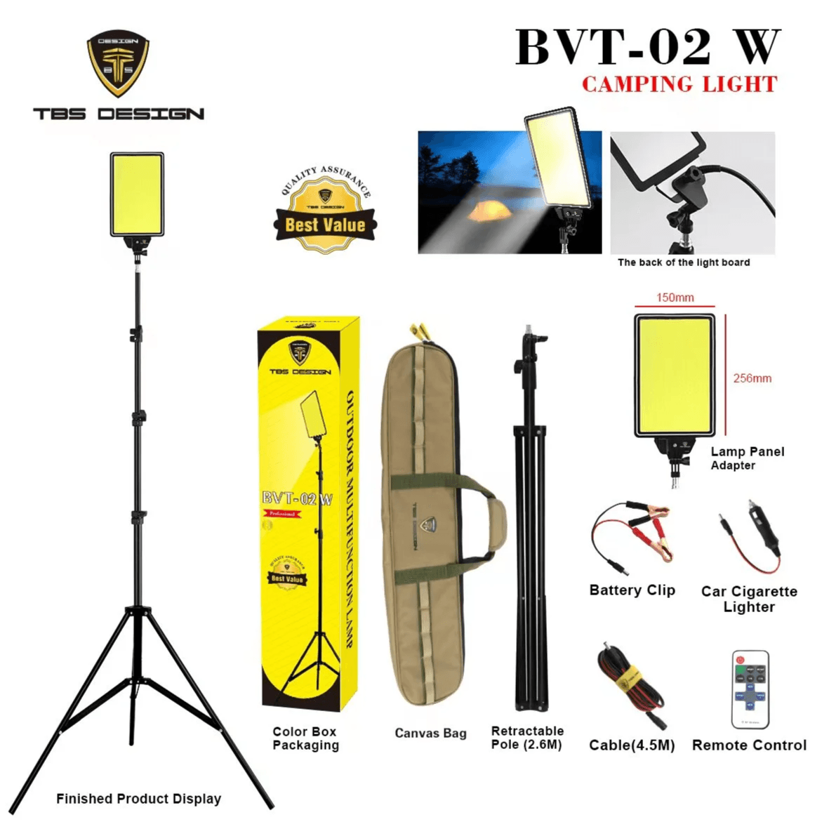 Tobys Outdoor Multifunctional Lamp Bvt 02 W
