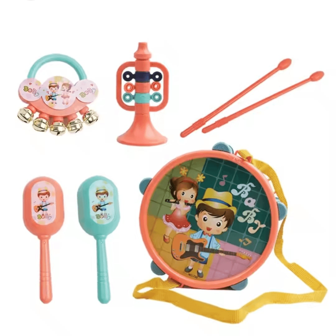 Toy Gifts Hand Bells Rattle-drum