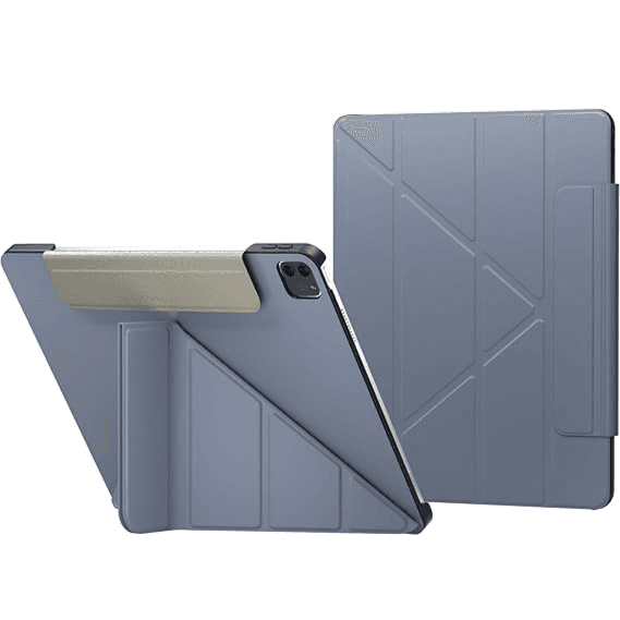 iPad Pro 11 (2024) Multi-Fold Smart Cover With Pen Slot- Purple
