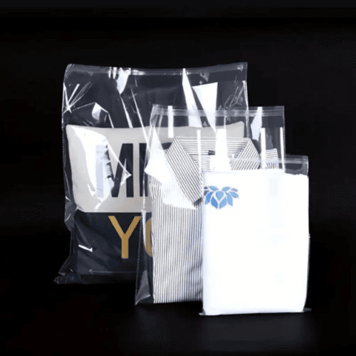 100Pcs Large Clear Plastic Bags - Flip-Top Closure (29.97X39.88Cm)