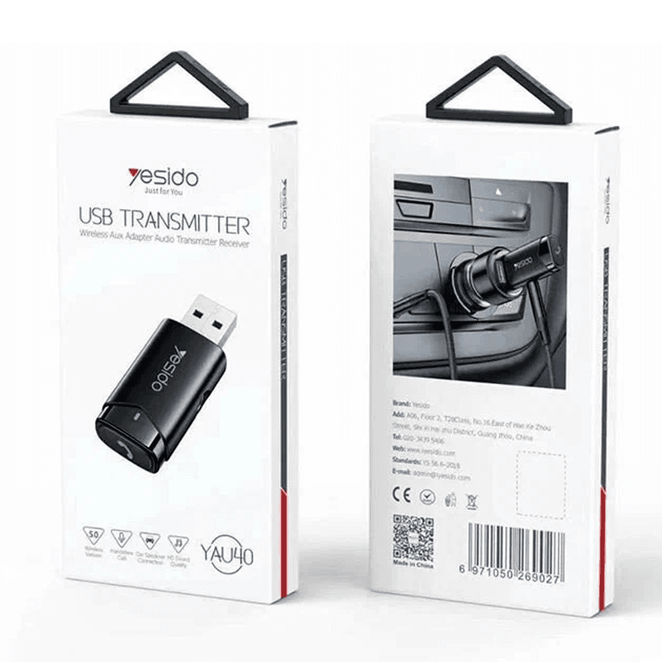 محول USB لاسلكي لتوصيل جهاز استقبال الصوت YAU40 من Yesido