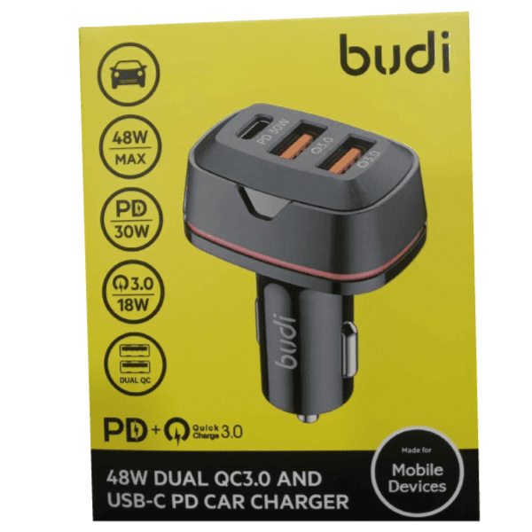BUDI 48W CAR CHARGER