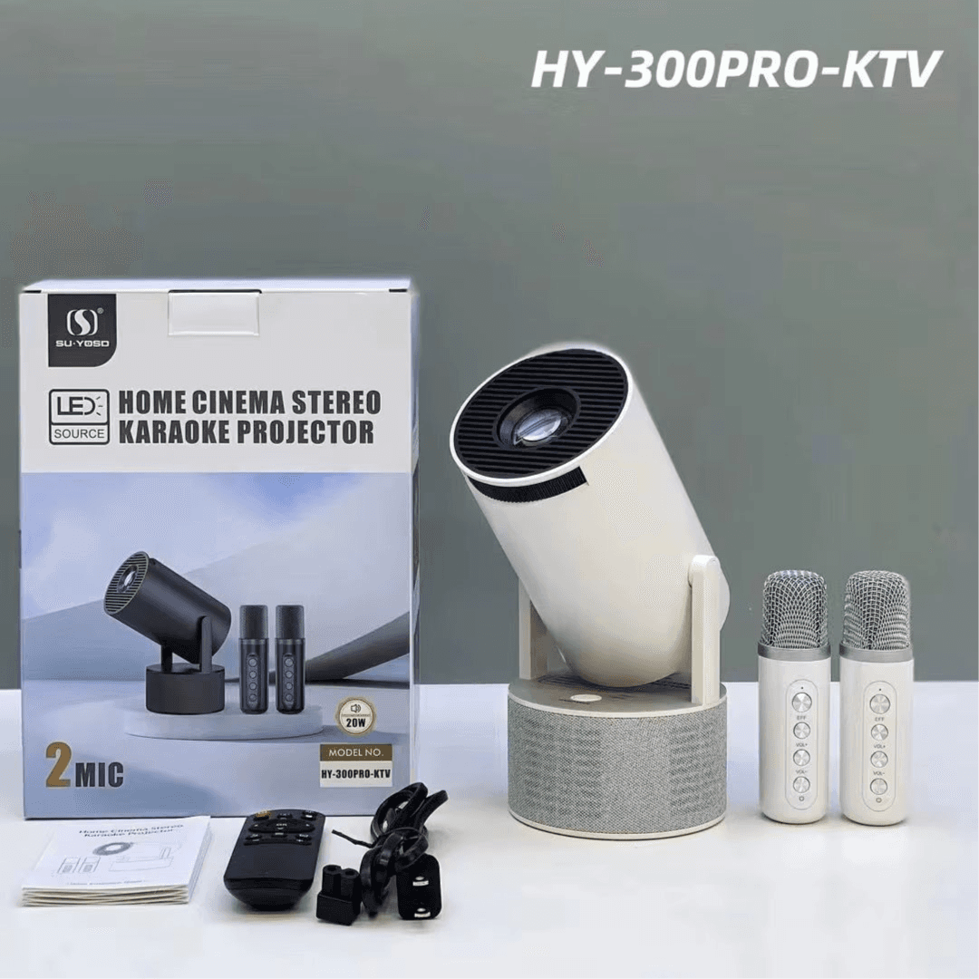 جهاز عرض كاريوكي ستيريو سينما منزلية - HY300 PRO