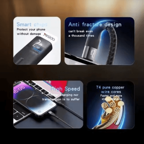 YESIDO - Fast Charge For Type-C Devices (CA121C)