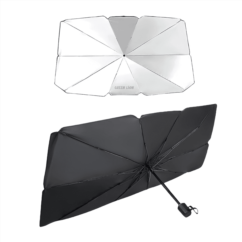 Green lion Car Windshield Umbrella - Black