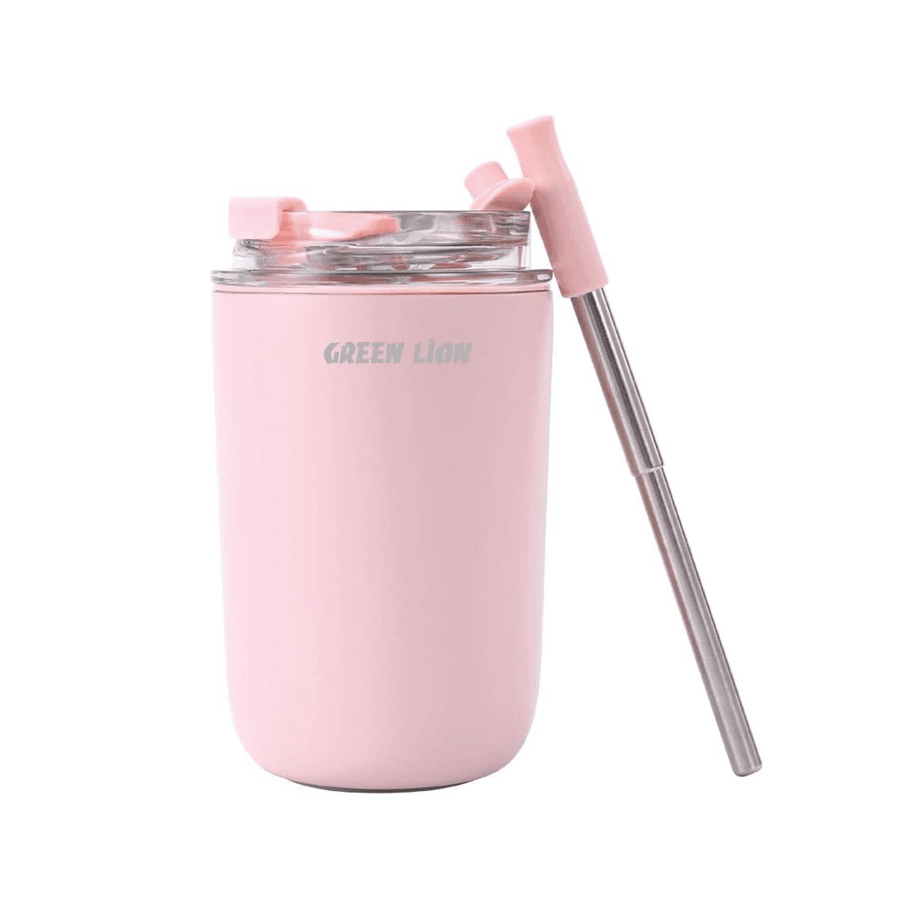 Green Lion Vacuum Travel Mug Lite, 280 ml Capacity, Pink
