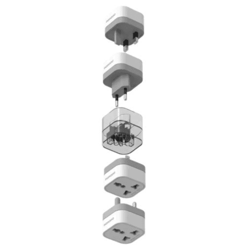 PORODO - 4 in 1 Adapter UK Plug (2500W)