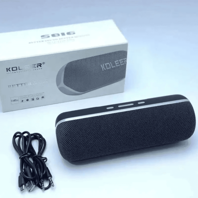 أحدث مكبر صوت محمول KOLEER S816 بتقنية BT3.0، مكبر صوت لاسلكي صغير الحجم للاستخدام الخارجي بتقنية BT Bass