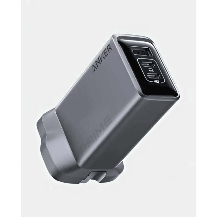 nker Prime 3-Port Multi-Device Charger | 100W | PD/GaN | 2 x USB-C | 1 x USB-A | A2688241 - Black