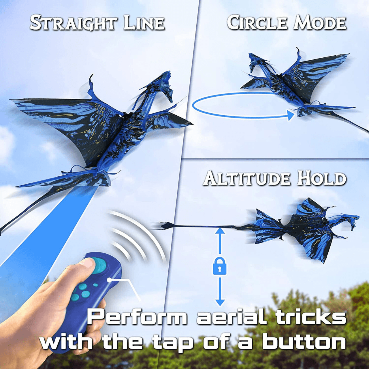 ZING - 2.4 Ghz Avatar The Way of Water Remote Control Flying BANSHEE