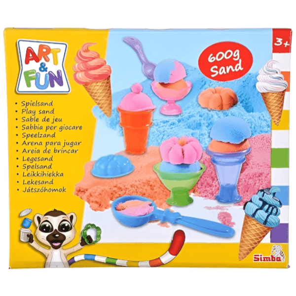 Simba Art And Fun Ice Crème Play Sand Set (Dgst181)