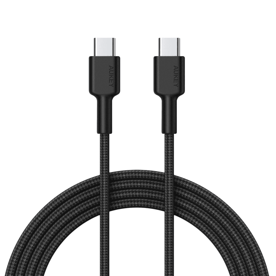 كابل Aukey Impulse Braided CC 0.9M USB-C إلى C