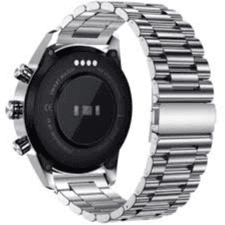X.Cell Elite 4 Smart Watch- Metal Frame with Stainless Steel Strap Silver.