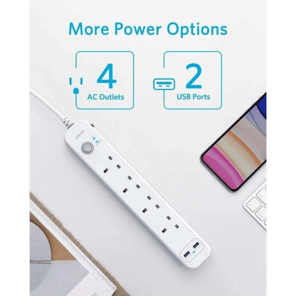Anker 6 AC Outlet Power Strip A91F3K21