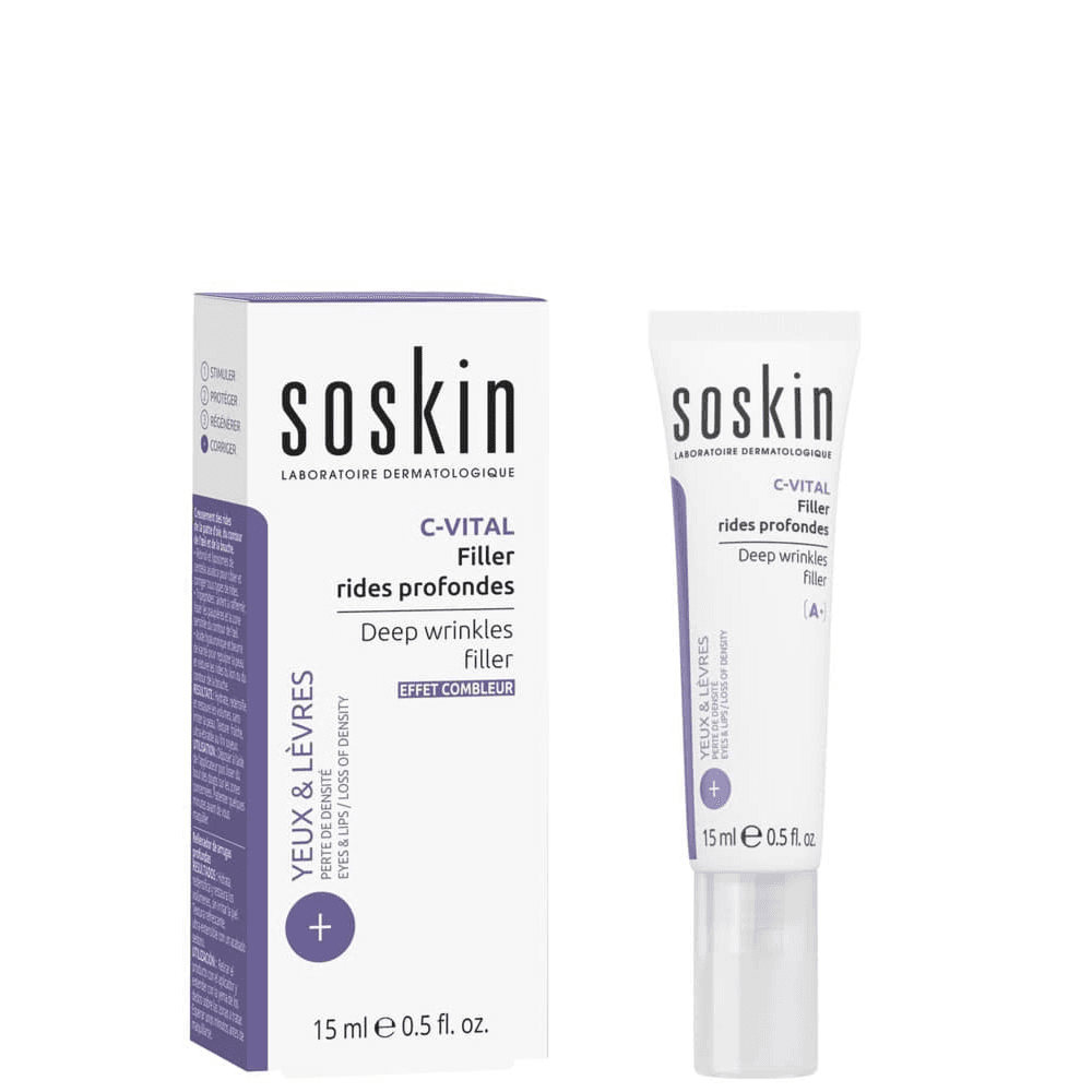 Soskin C-vital Deep Wrinkles Filler For Eyes & Lips 15ml