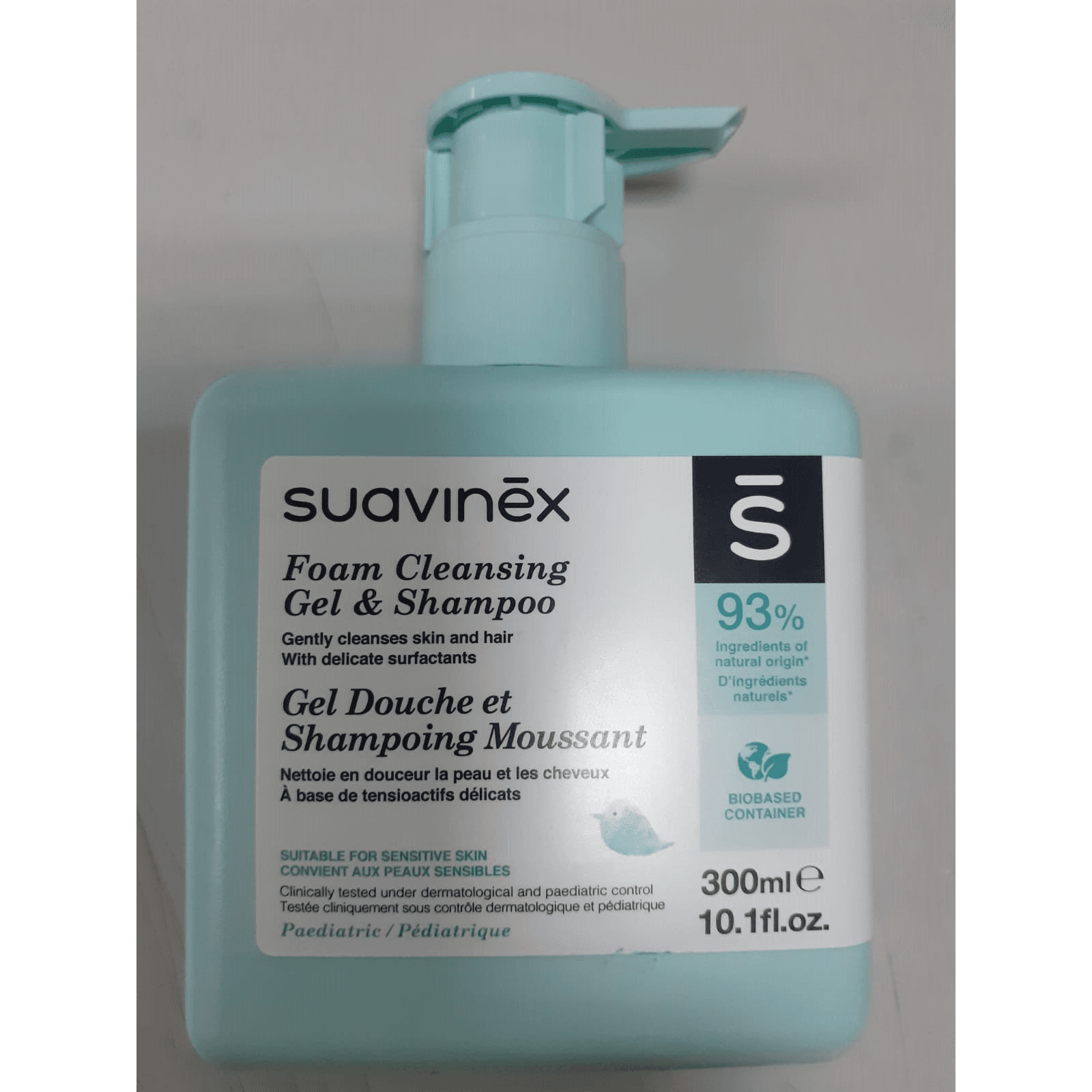 SUAVINEX FOAM CLEANSING GEL & SHAMPOO 300ML(SNX001)