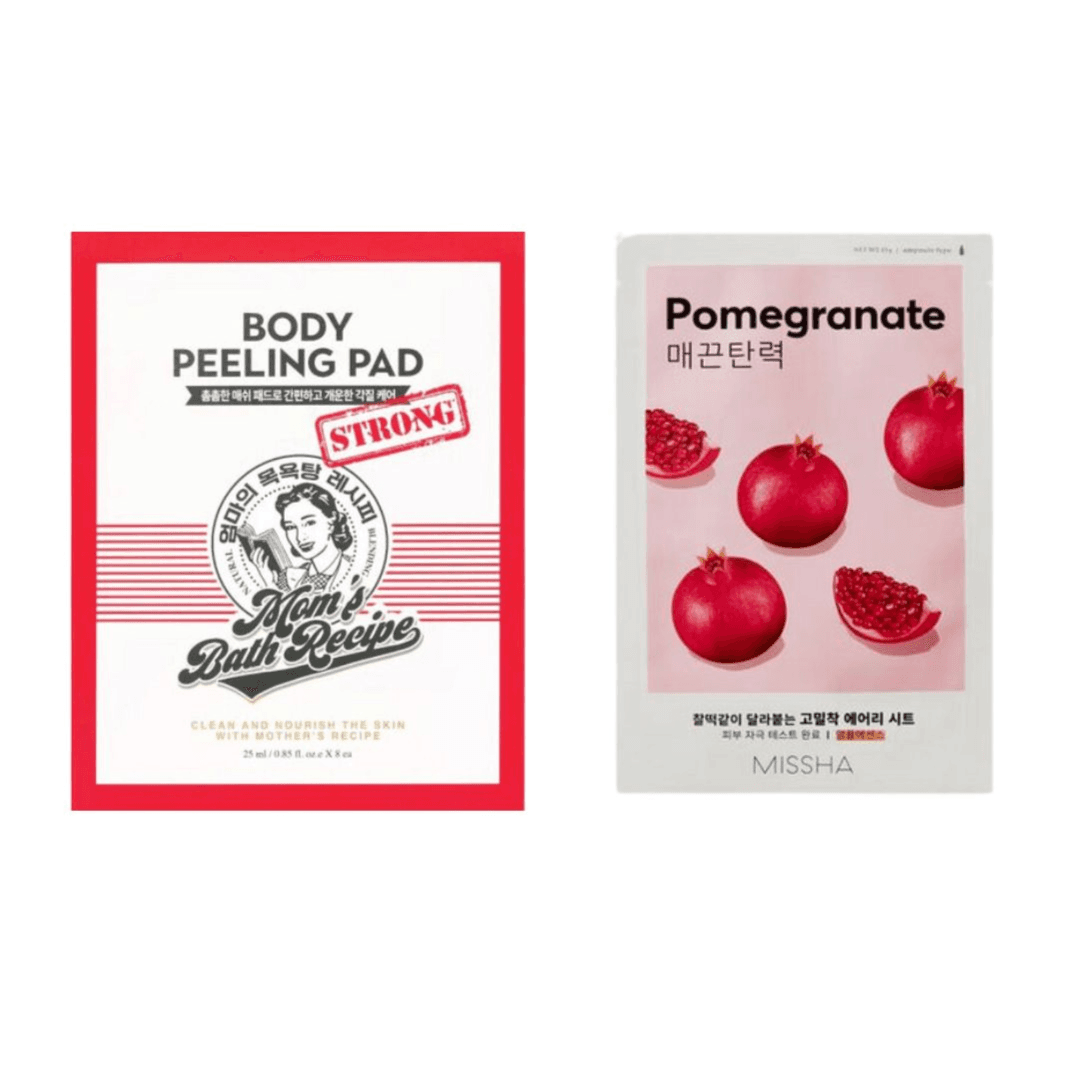 Mom's Bath Strong with MISSHA Sheet Mask Pomegranate