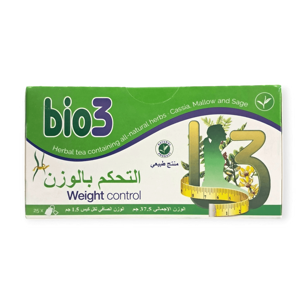 شاي بايو 3 للتحكم في الوزن، 25 كيس شاي