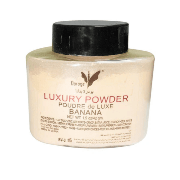 Daroge Luxury Banana Powder Poudre De Luxe 42gm White