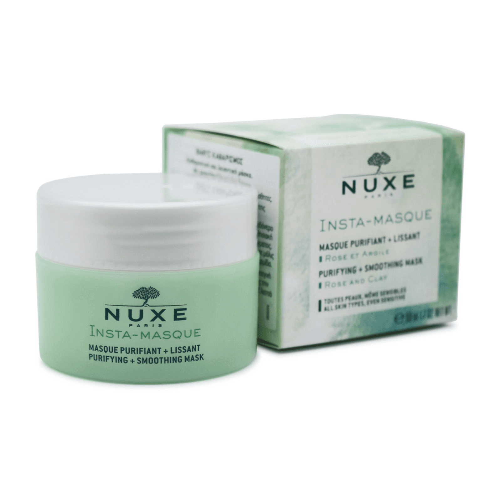 Nuxe Insta-Masque Purifying + Smoothing mask with rose & clay all skin types 50ml