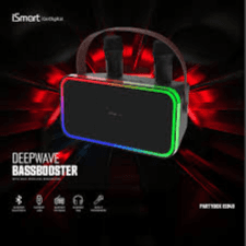 Ismart PartyBox Deepwave Bassbooster with 2 mic bluetooth IS949