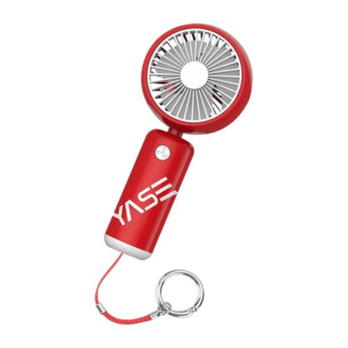 YASE Simple Hand Held Fan (YS-2222) (Red)