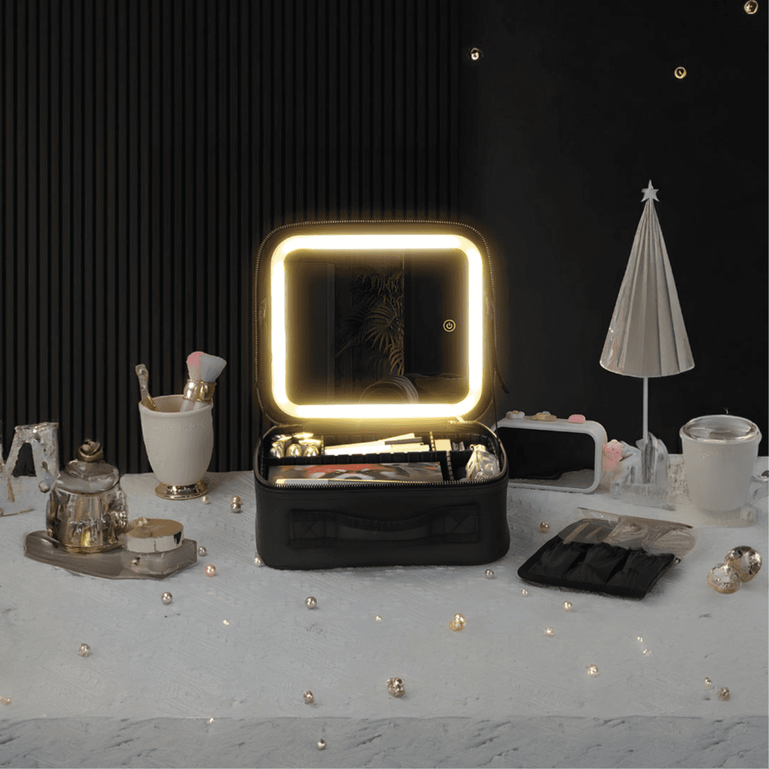 Green Lion Makeup Organizer - Black
