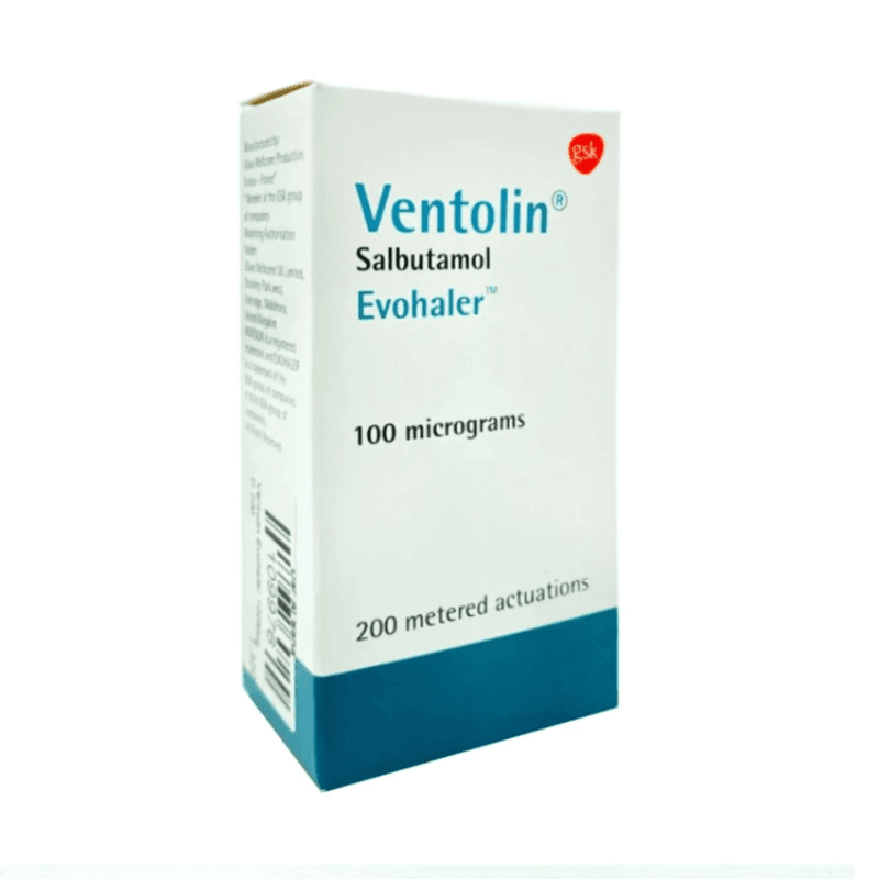 Ventolin Evohaler 100Mg 200Dose