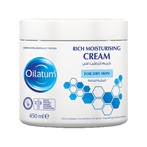 Oilatum Rich Moisturising Cream For Dry Skin 450ml