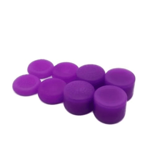 8-Pack Silicone Thumb Grip Caps For Ps5/Ps4/Xbox/Switch – Anti-Slip Joystick Covers (Purple)